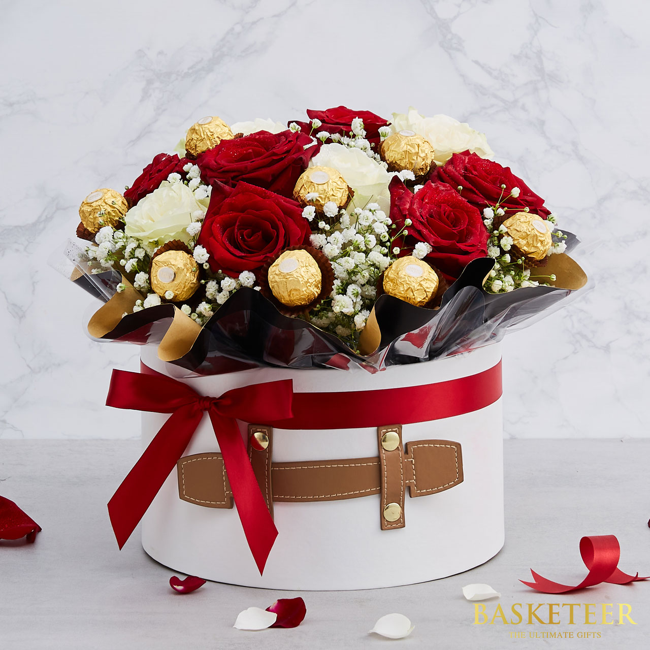 Chocolate & Flowers Gift Box