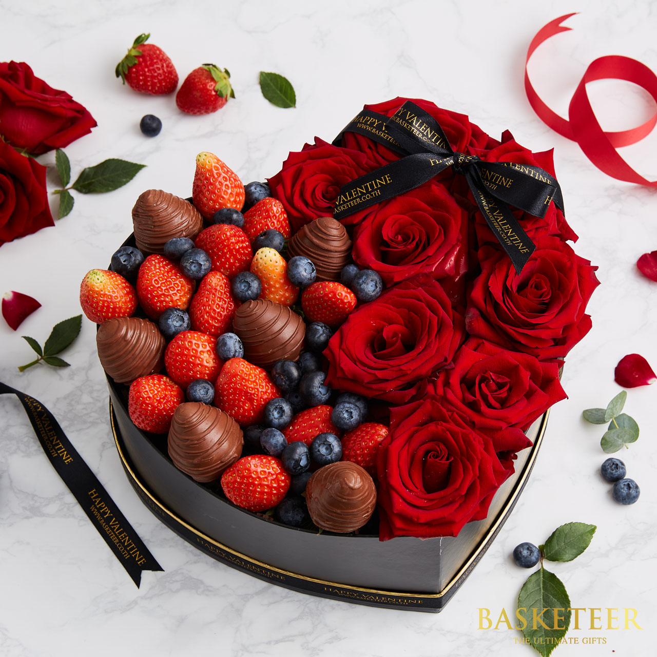 Chocolate Covered Strawberry & Mixed Berry Gift Box