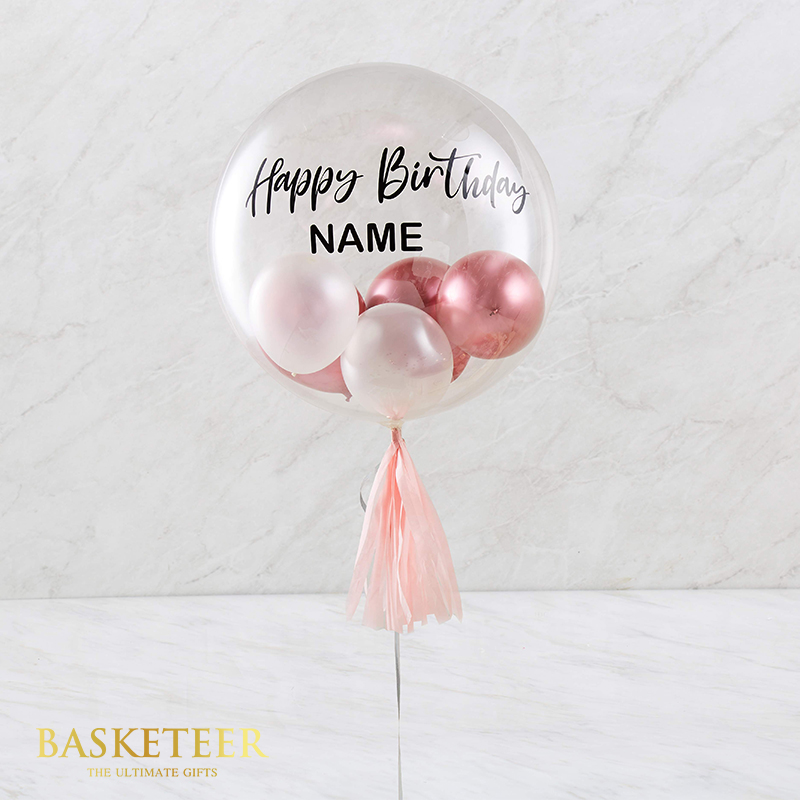 Sweet Pink Birthday Balloon Air