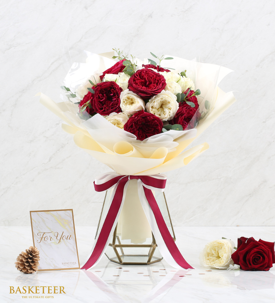 Valentine's Day Patience Roses and Tess Roses Bouquet