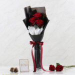 Valentine's Red Explorer Roses Bouquet