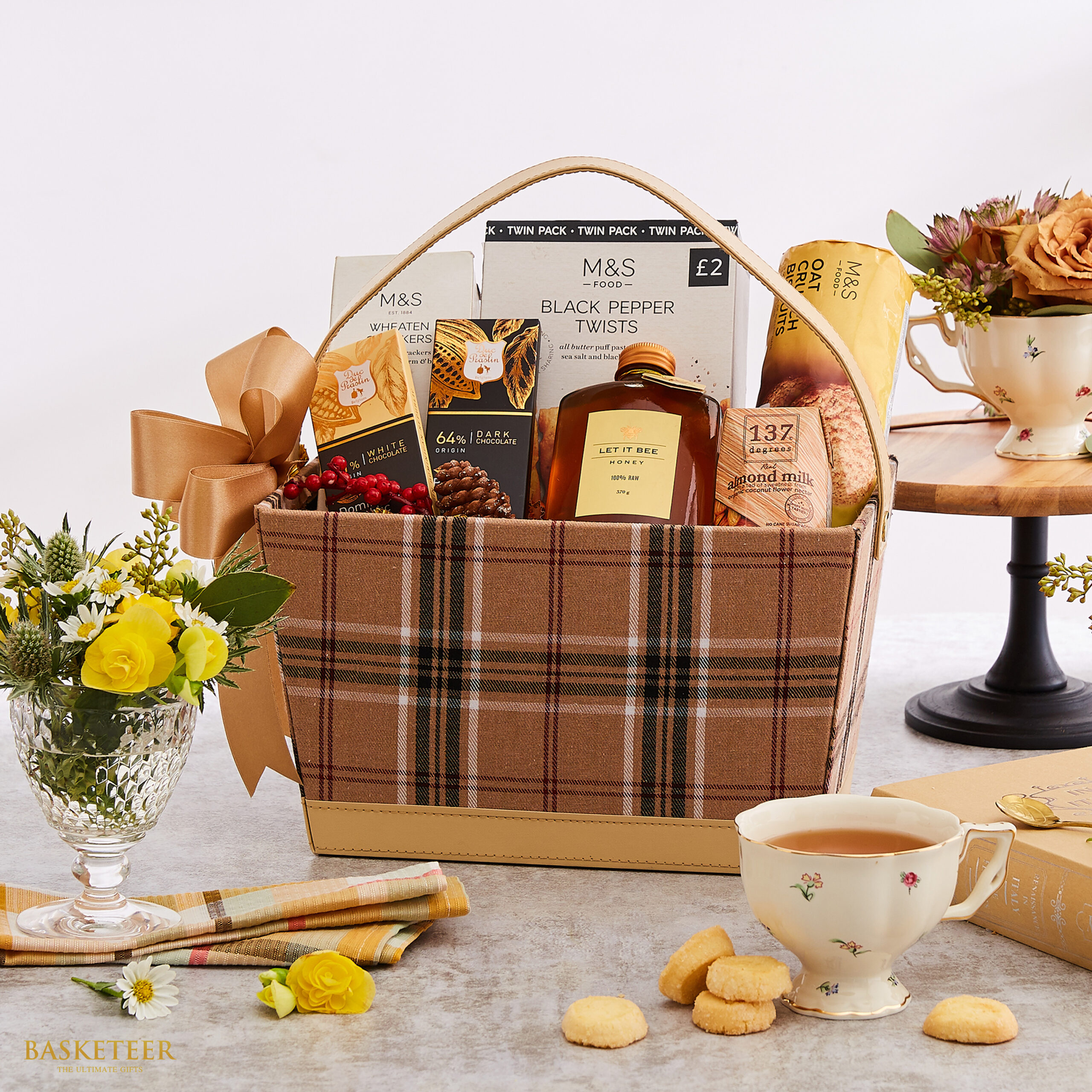 Classic With Unabashedly Sweet Delicacies In Basket