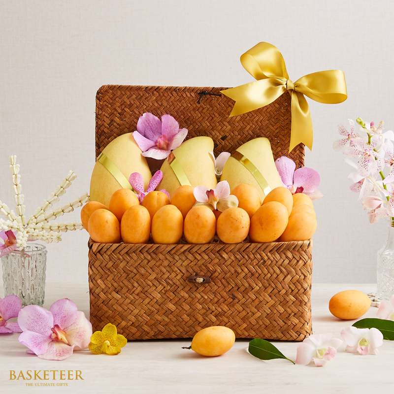 Mangoes and Marian Plum Fruit Basket