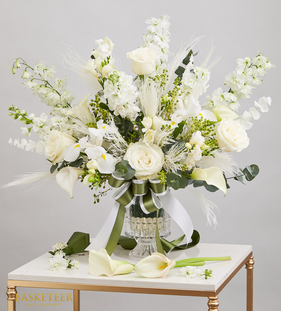 White Flower In Vase