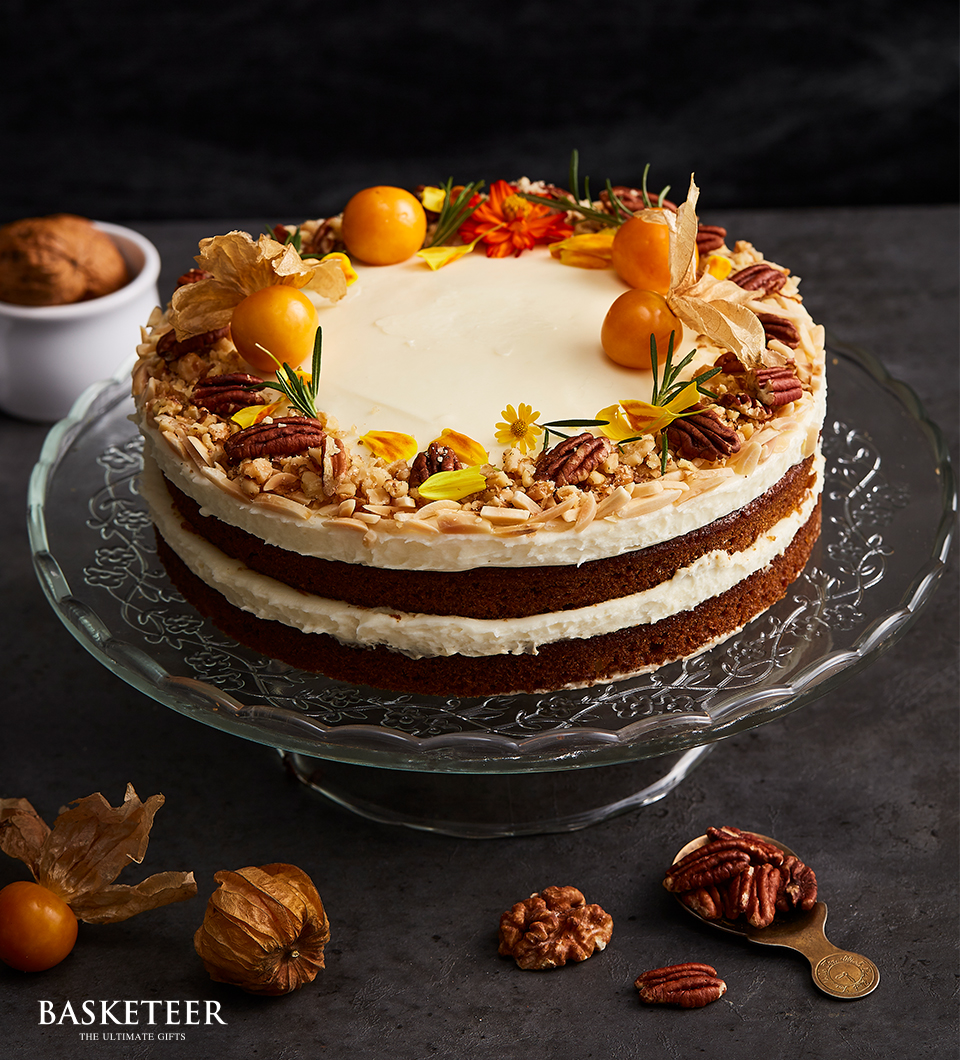 One-Layer Frosted Carrot Cake Recipe