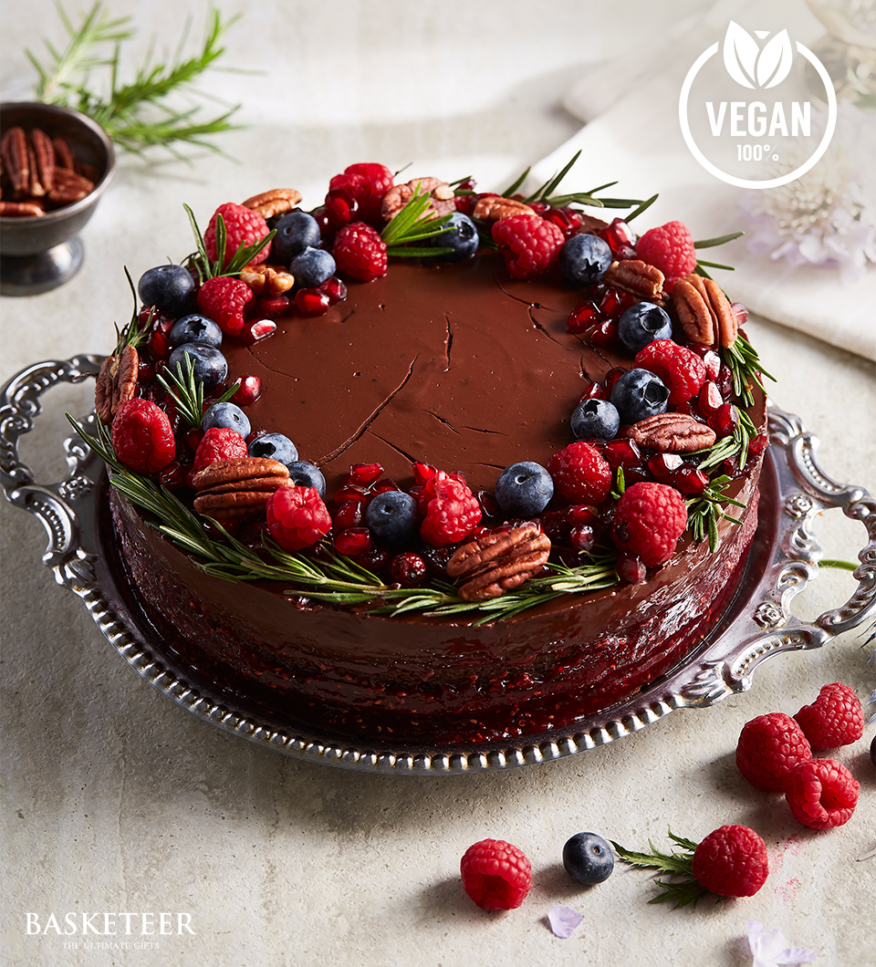 Healthy Chocolate - Mix Berries Cake