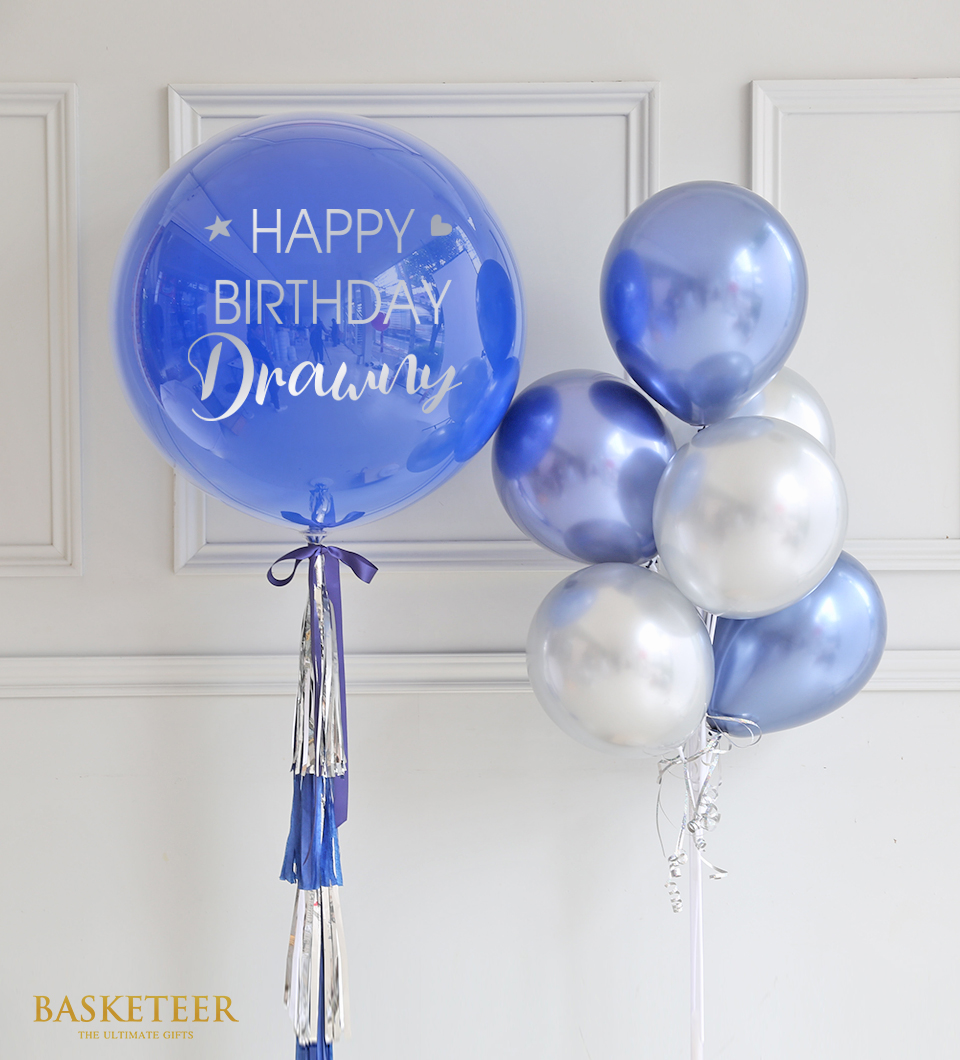Balloon set color blue