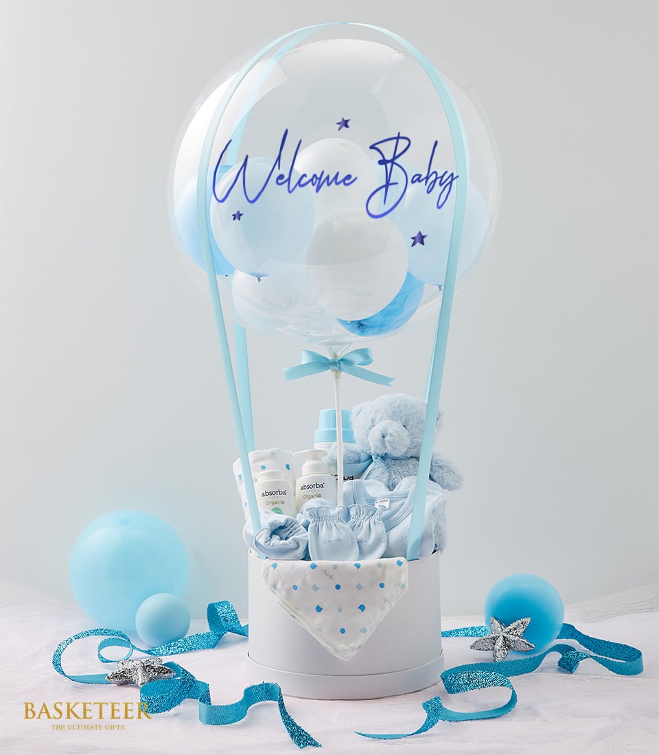 Lovely Welcome Balloon Baby Gift Set