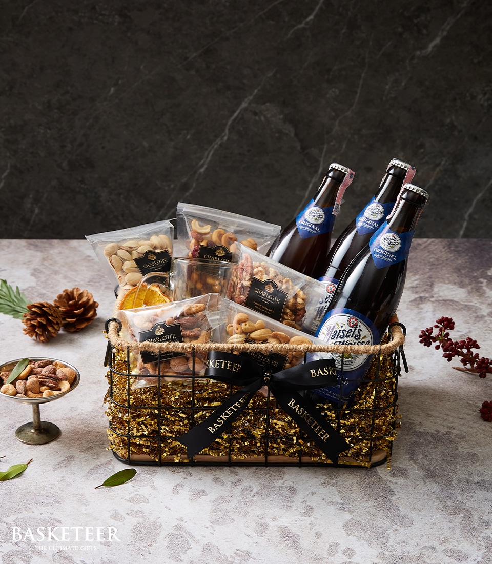 Beer & Snack Gift Basket