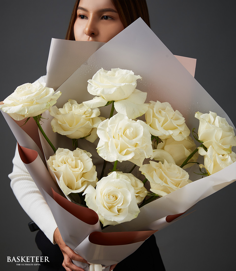 Pure of Love Roses Bouquet