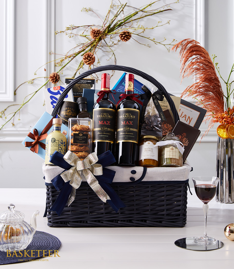 Perfect Pairings: Wine & Treats Basket