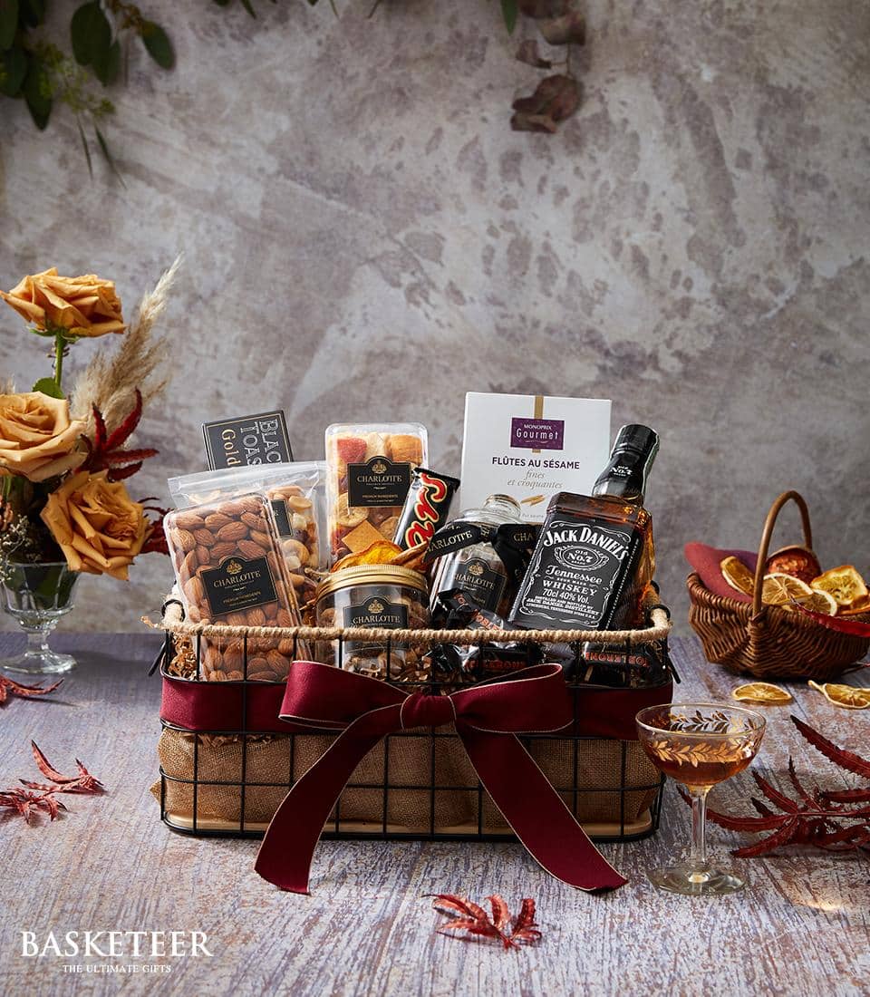 Whiskey Gourmet Harmony Gift Basket Basketeer The Ultimate