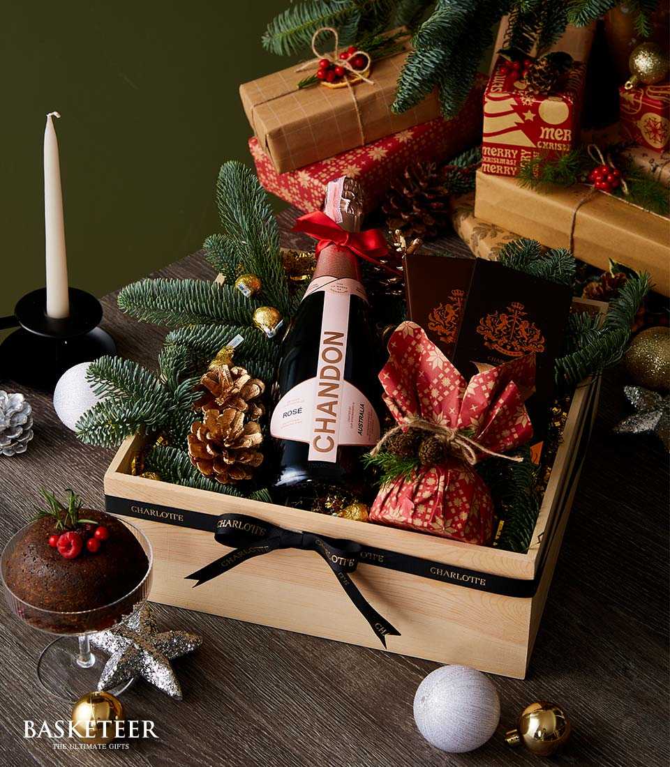 Christmas Wine & Chocolate Indulgence Gift