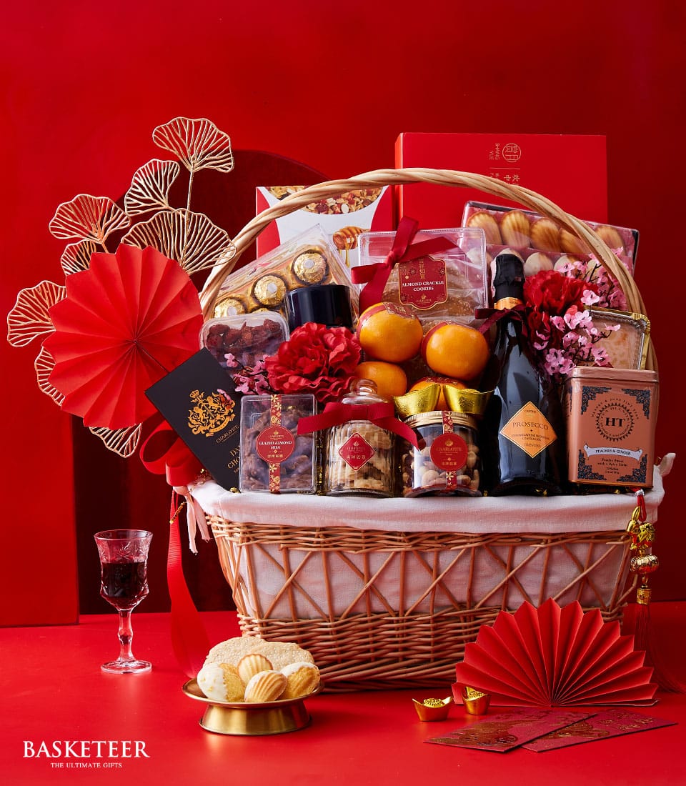 Wine & Premium Chinese New Year gift baskets