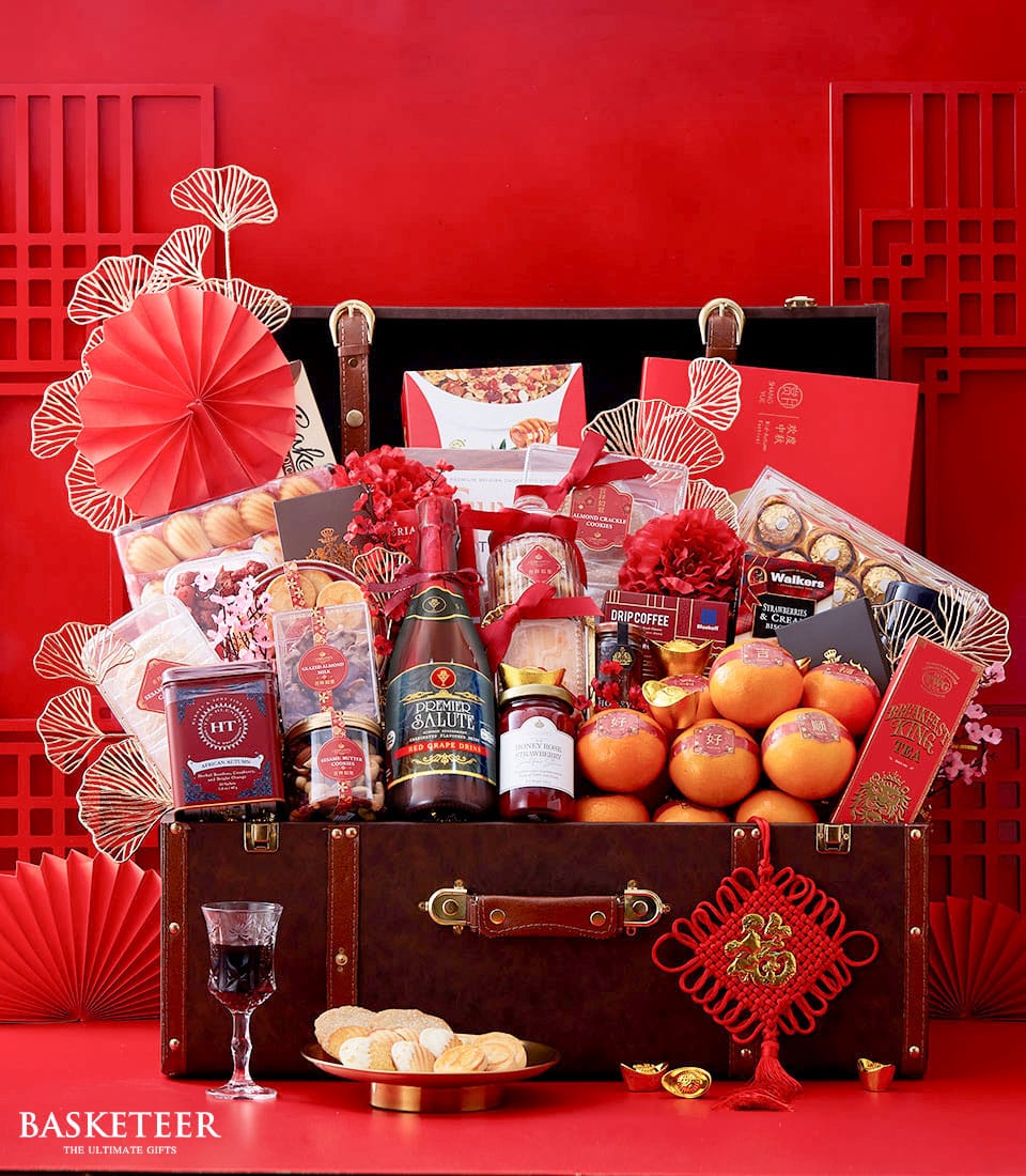 Premium Chinese New Year gift baskets