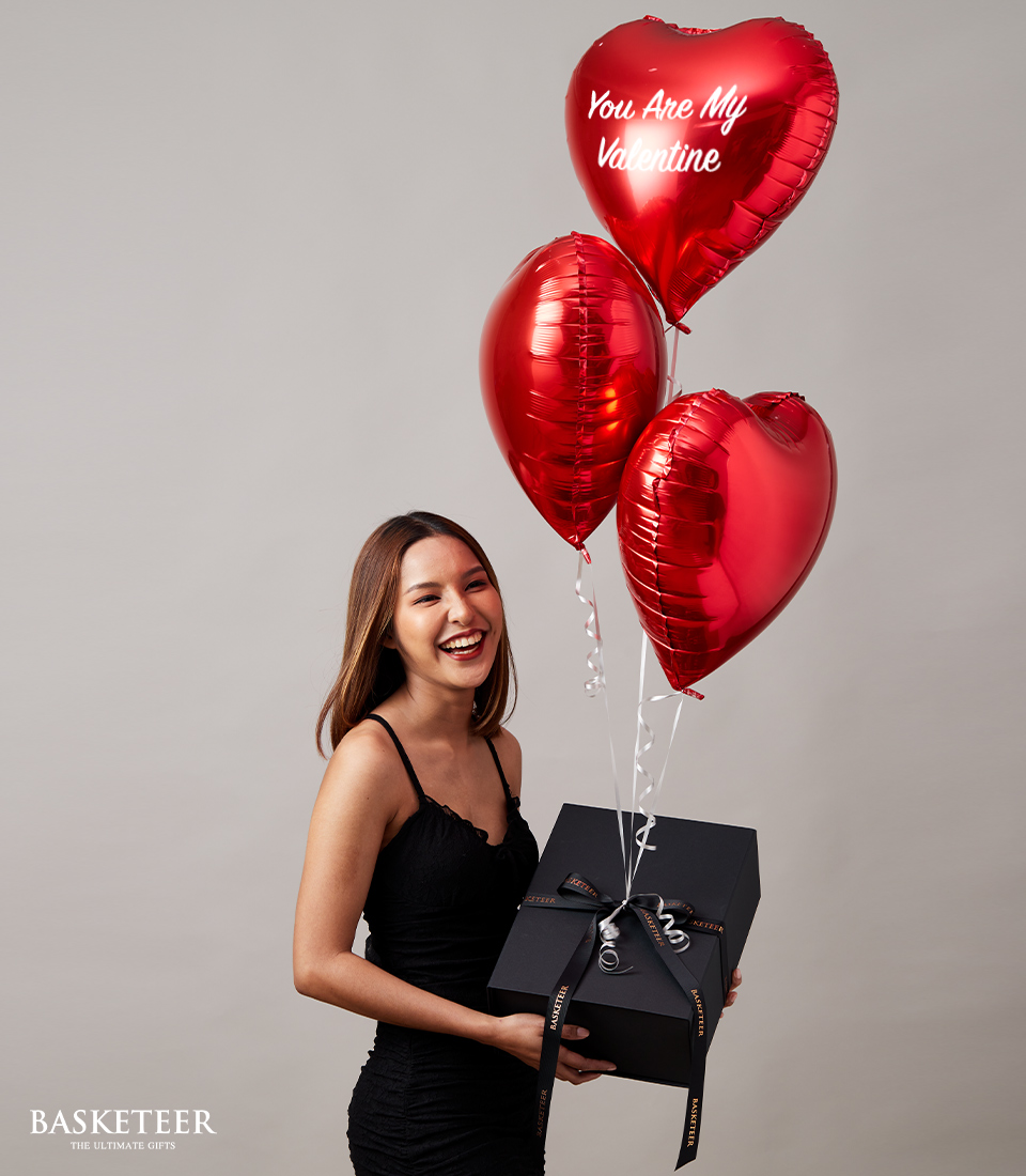 Valentine’s Day Bakery & Balloon Gift Box