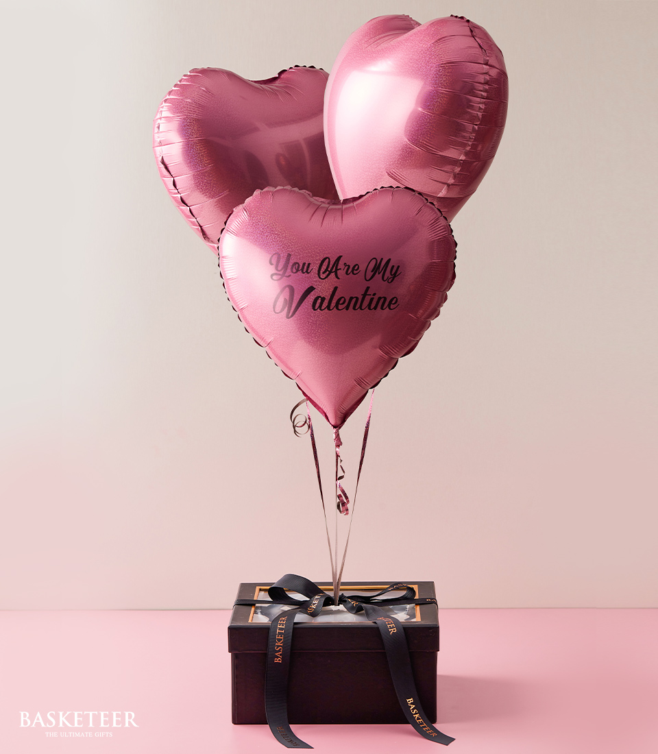Valentine’s Day Bakery & Balloon Gift Box