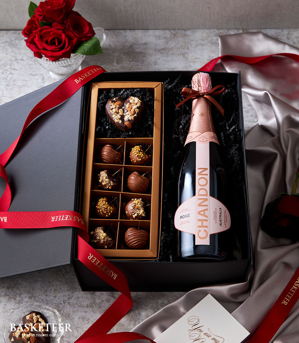 Wine-Chocolate Blissful Pairings Collection Box