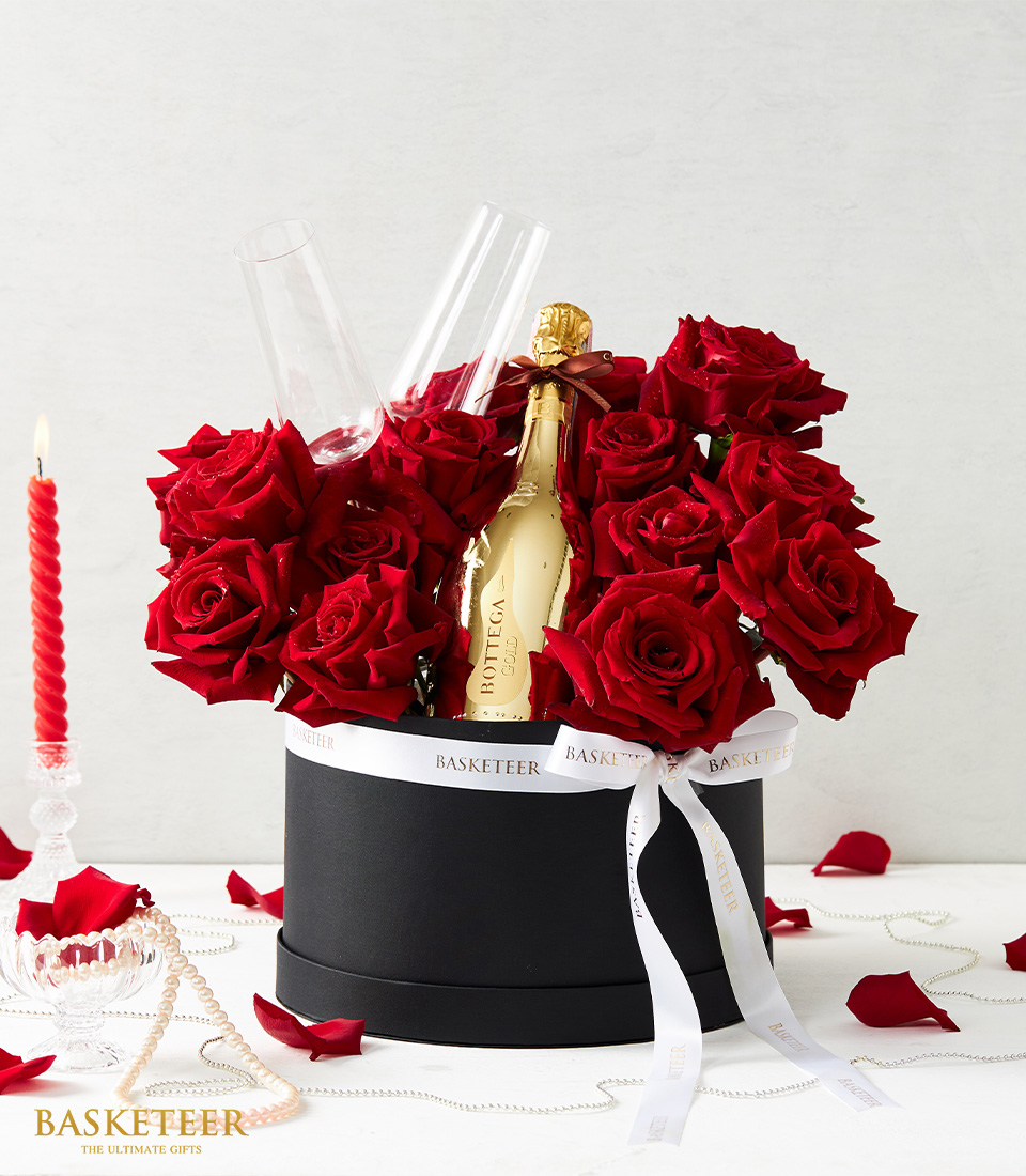 Wine & Eternity Love Red Explorer Roses For Valentine’s Day