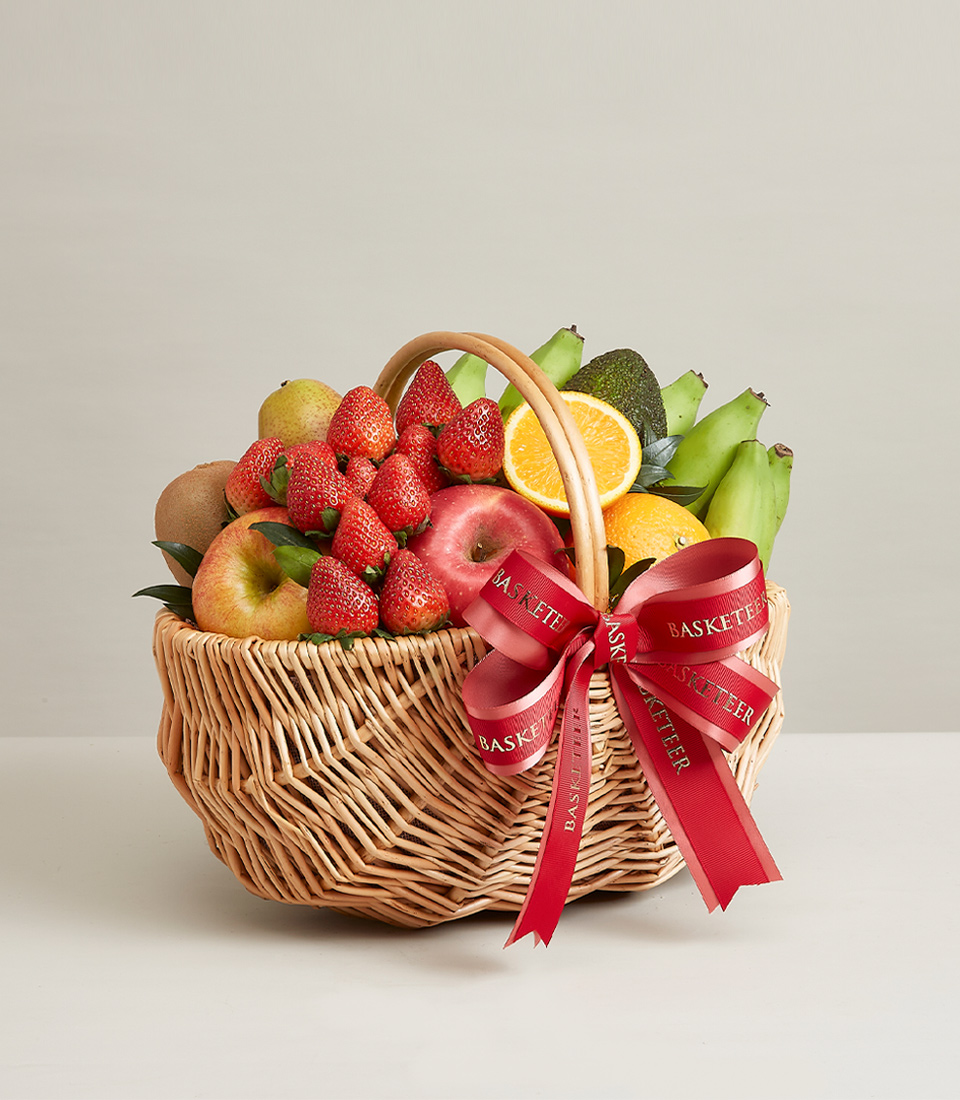 Elevated Fruit Basket Arrangements