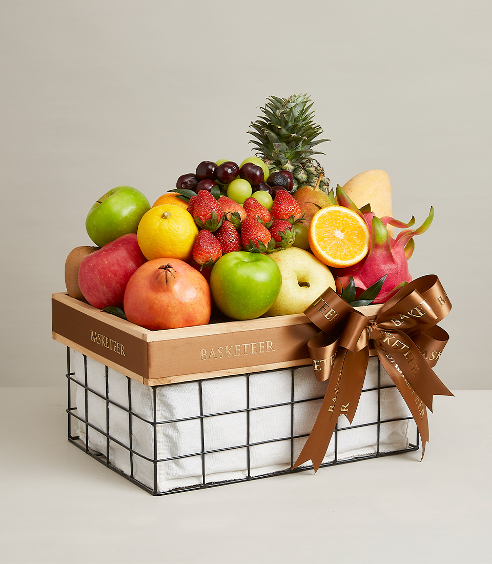 Splendid Fruit Basket Ensembles