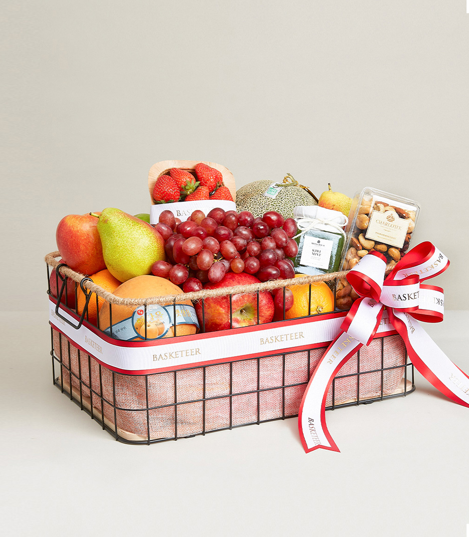 Premium Fruit & Mixed Nuts Gift Baskets