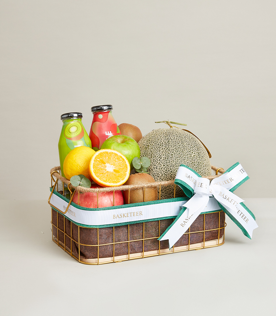 Premium Fruit & Fruit Juice Gift Baskets