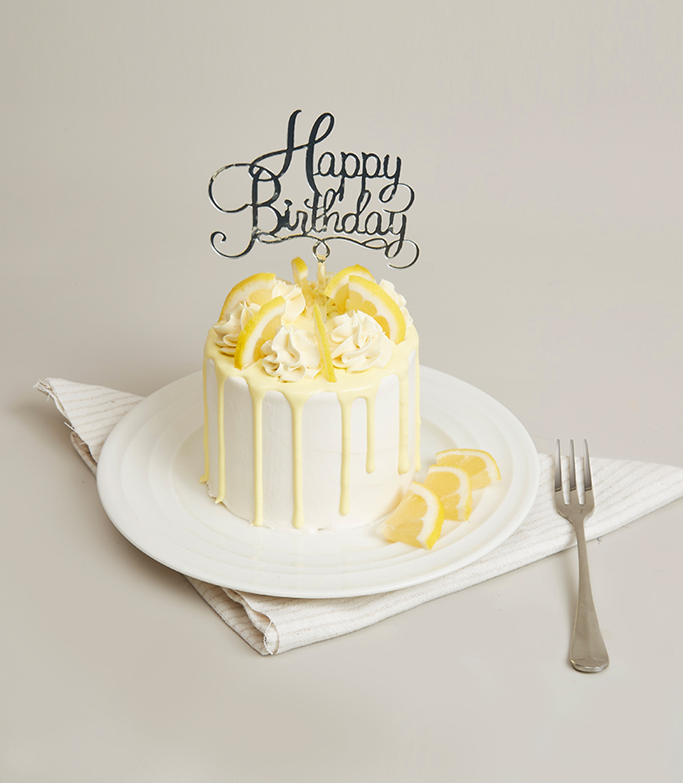 Lemon White Cream Mini Cakes