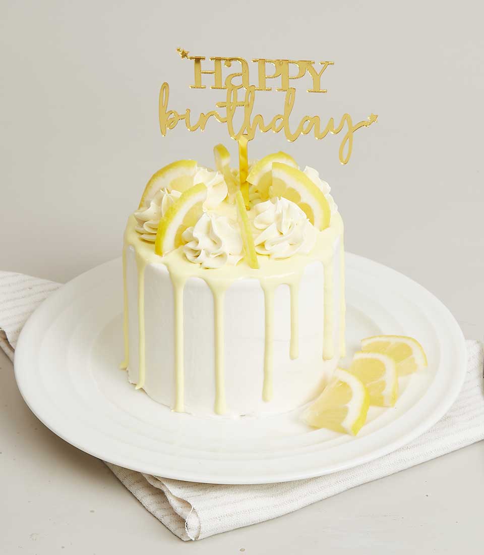 Lemon White Cream Mini Cake