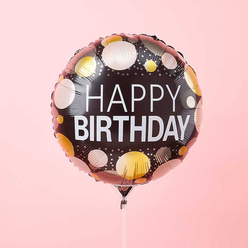 Golden Gala Birthday Balloon