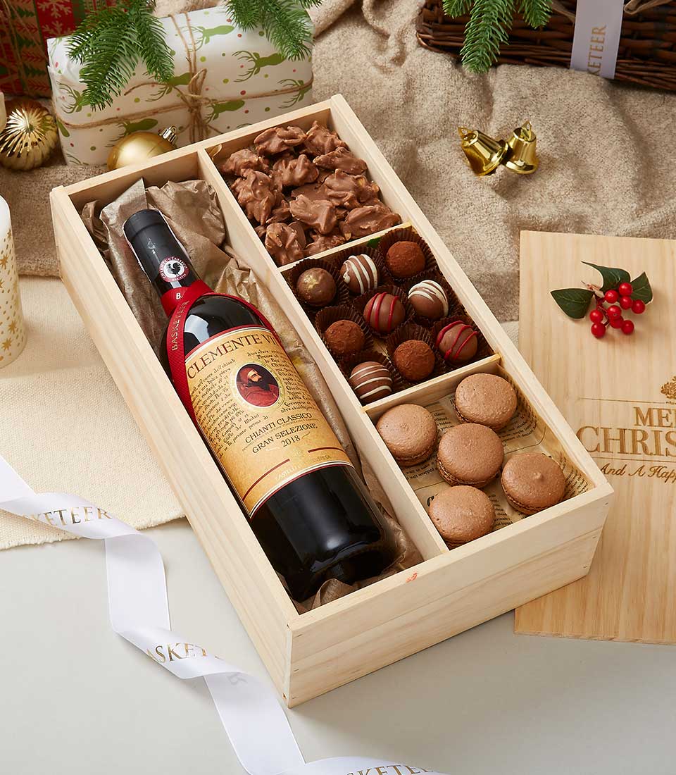 Chianti Classico Docg Gran Selezione - Clemente Vil 2018 Wine And Chocolate Magic Box