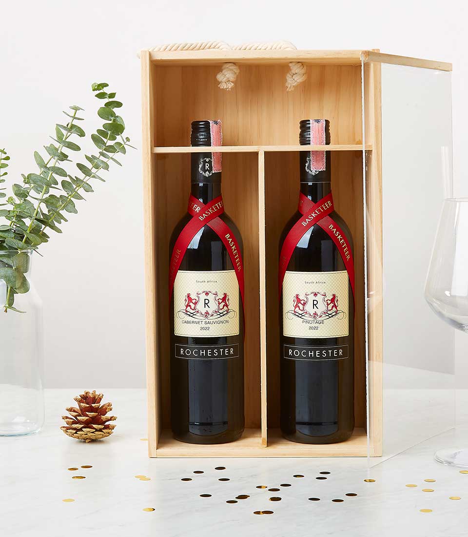 Twin Rochester 2022 Wine Wood Box