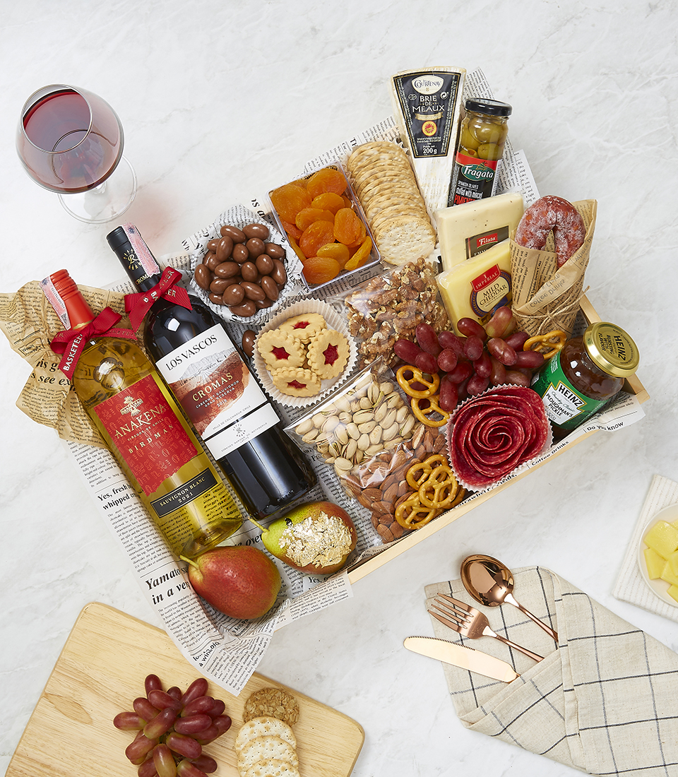 Double Wine & Cheese Affair with Gourmet Treats