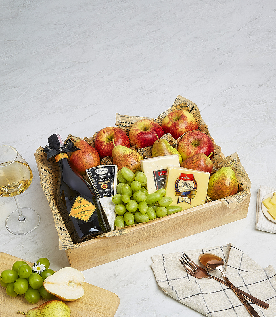Wine With Cheese and Orchard Elegance