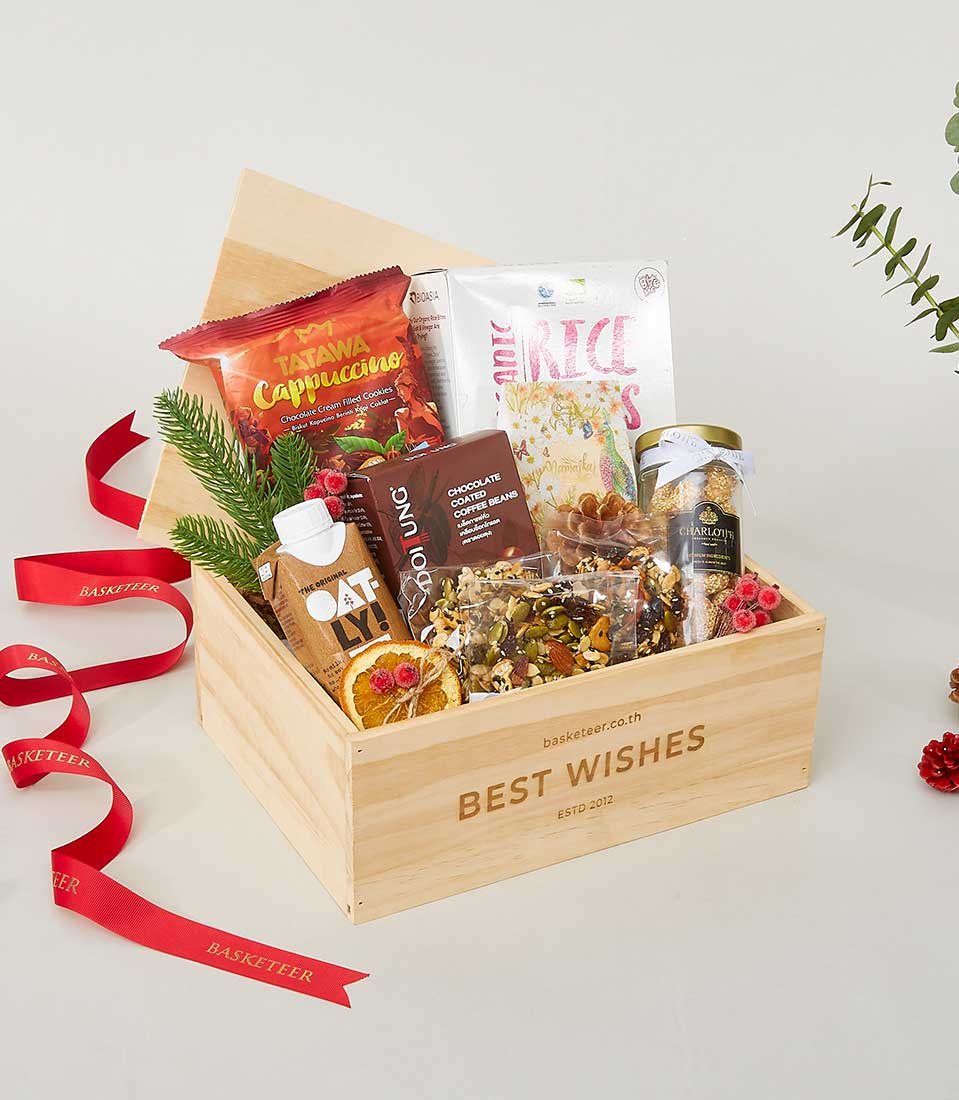Harvest Delights & Deliciousness In a Pine Box