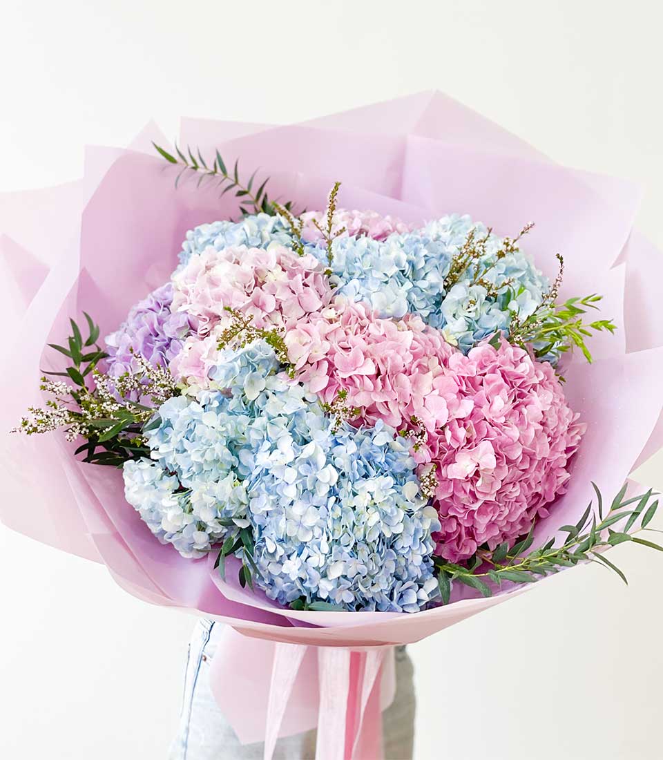 Enchanting Sweet Hydrangea Bouquet
