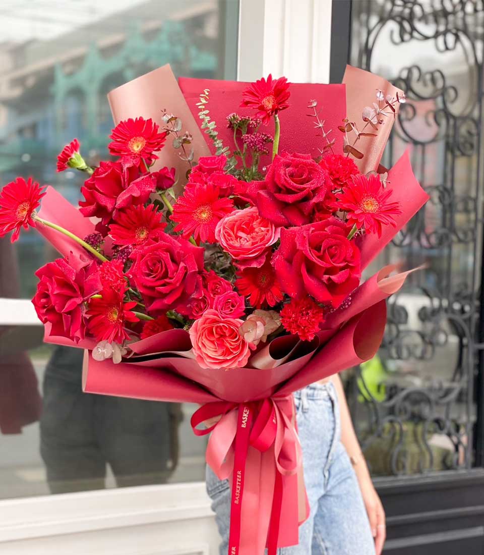 Ravishing Red Charm Bouquet