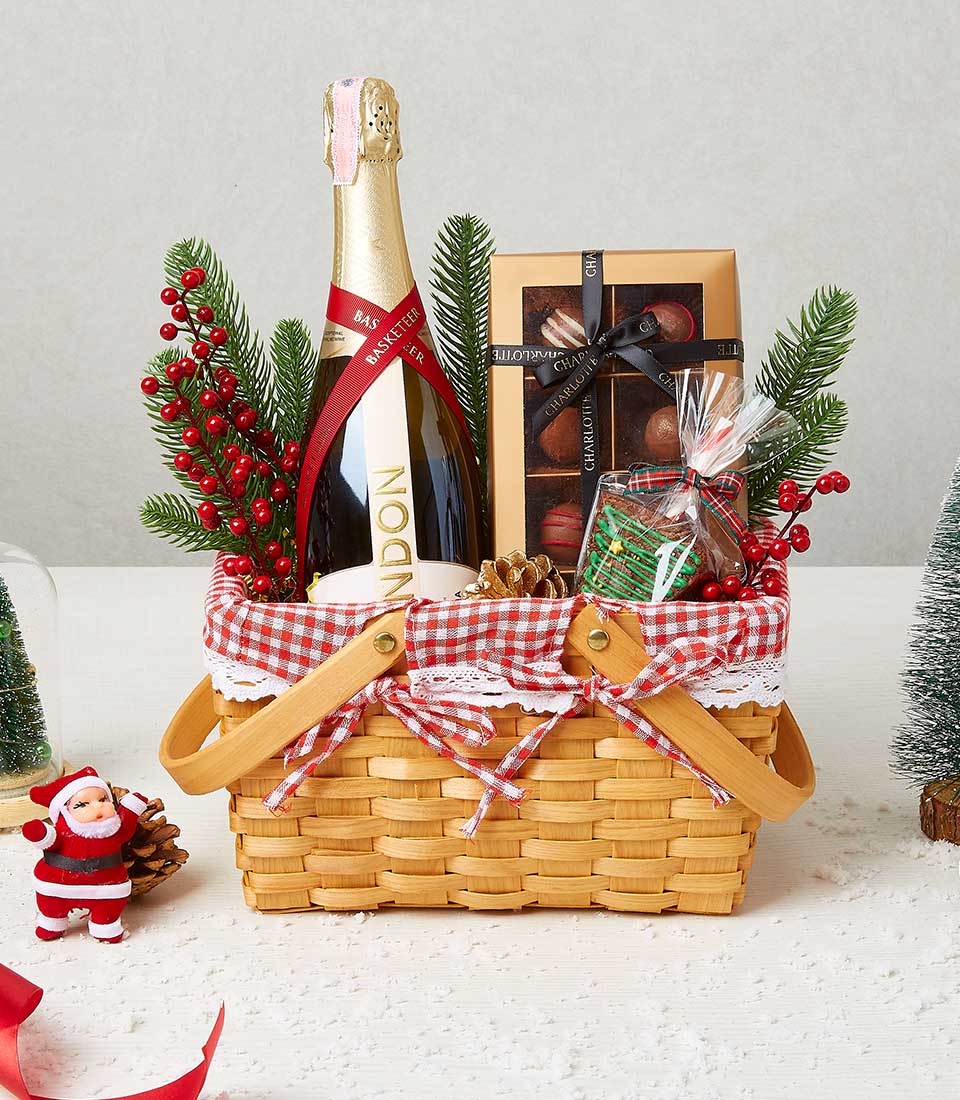 Endless Bliss Wine & Chocolate Collection Basket
