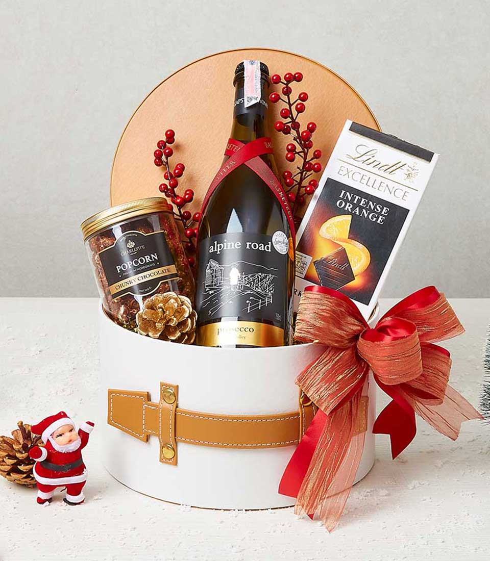 Yuletide Delights Wine Gift Box