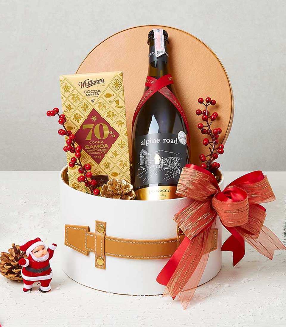 Festive Wine & Dark Chocolate Delights Box