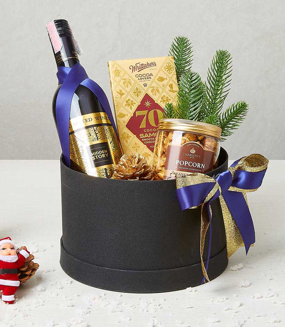 Opulent Festive Wine & Delicious Collection Box