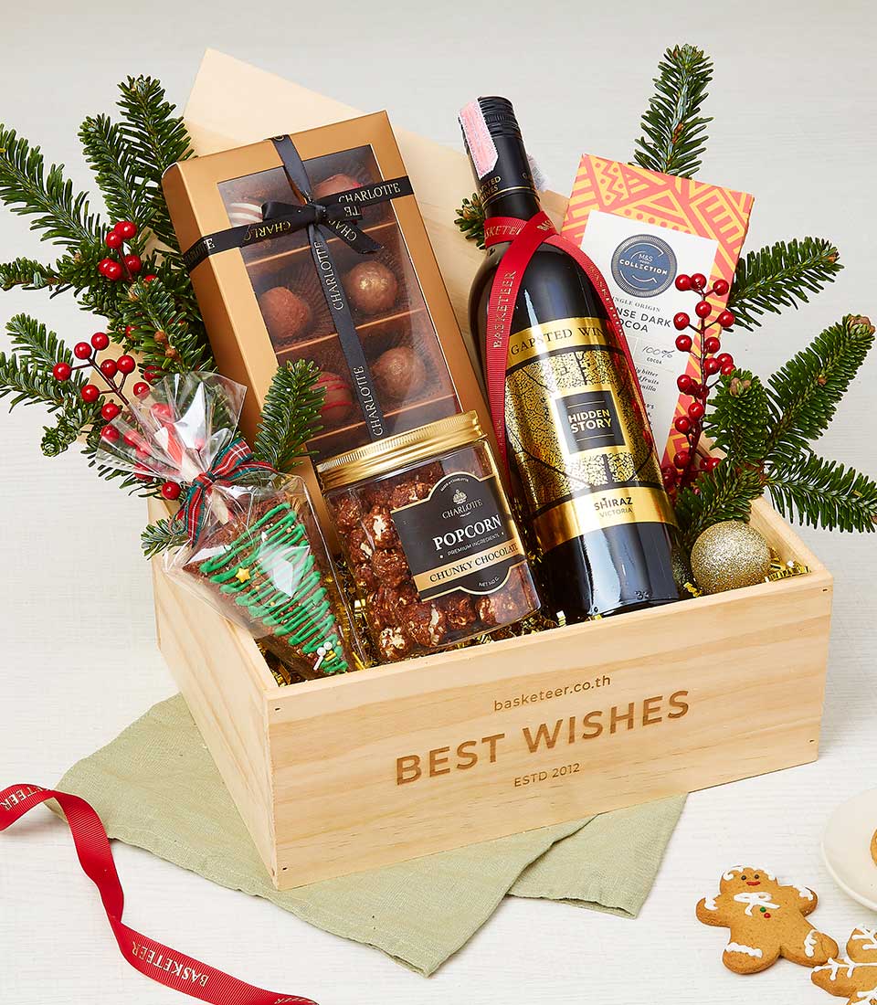 Indulgent Delicacies Wine With Sweets Luxurious Christmas