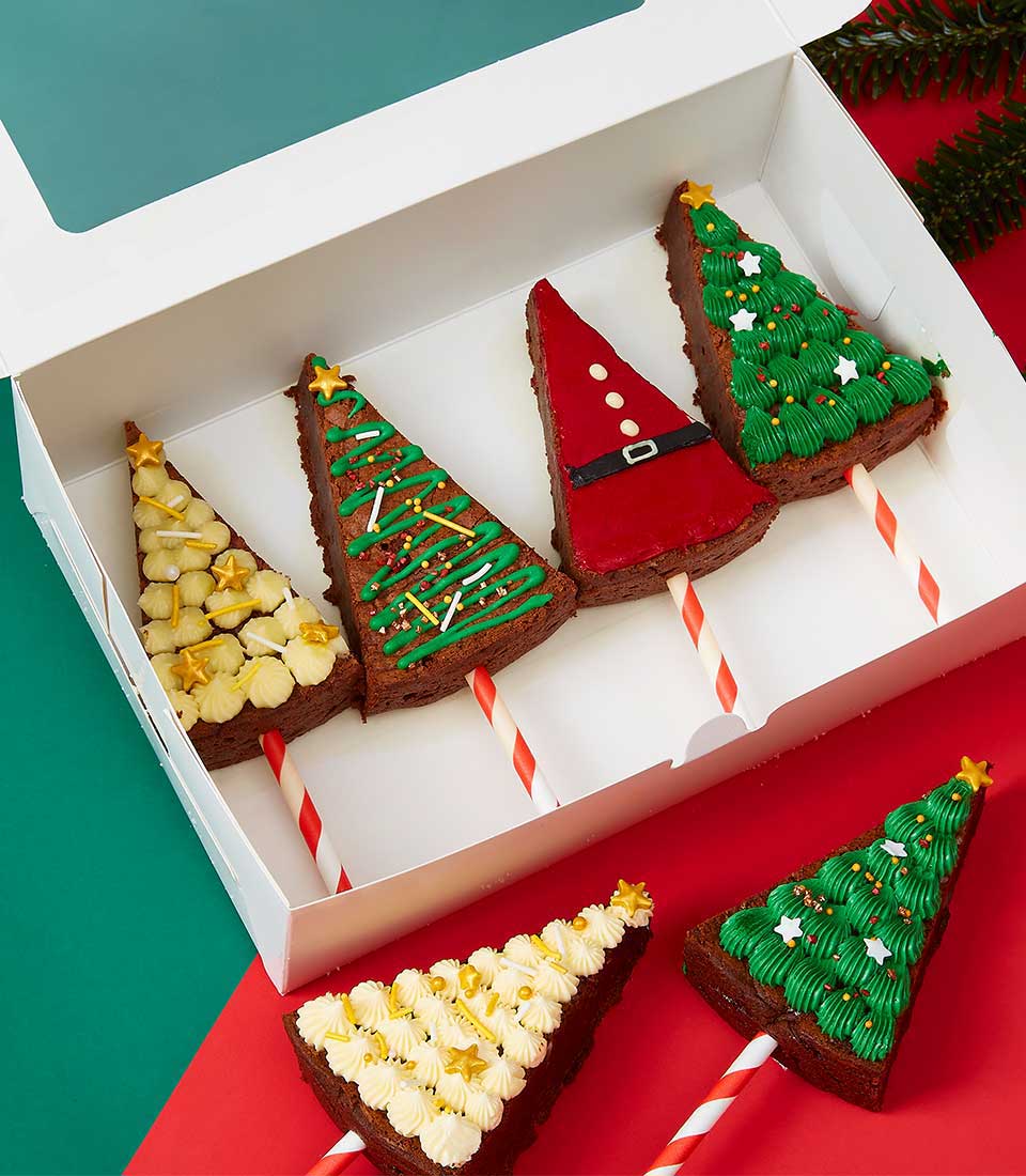 Santa's Brownie Bites Gift Box