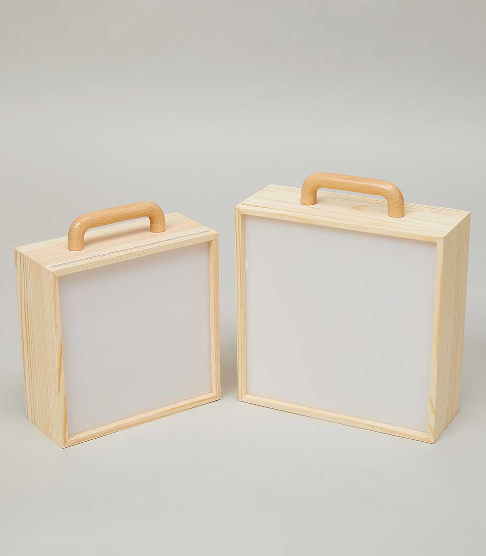 Clear Vision Wooden Storage Box-Acrylic Lid