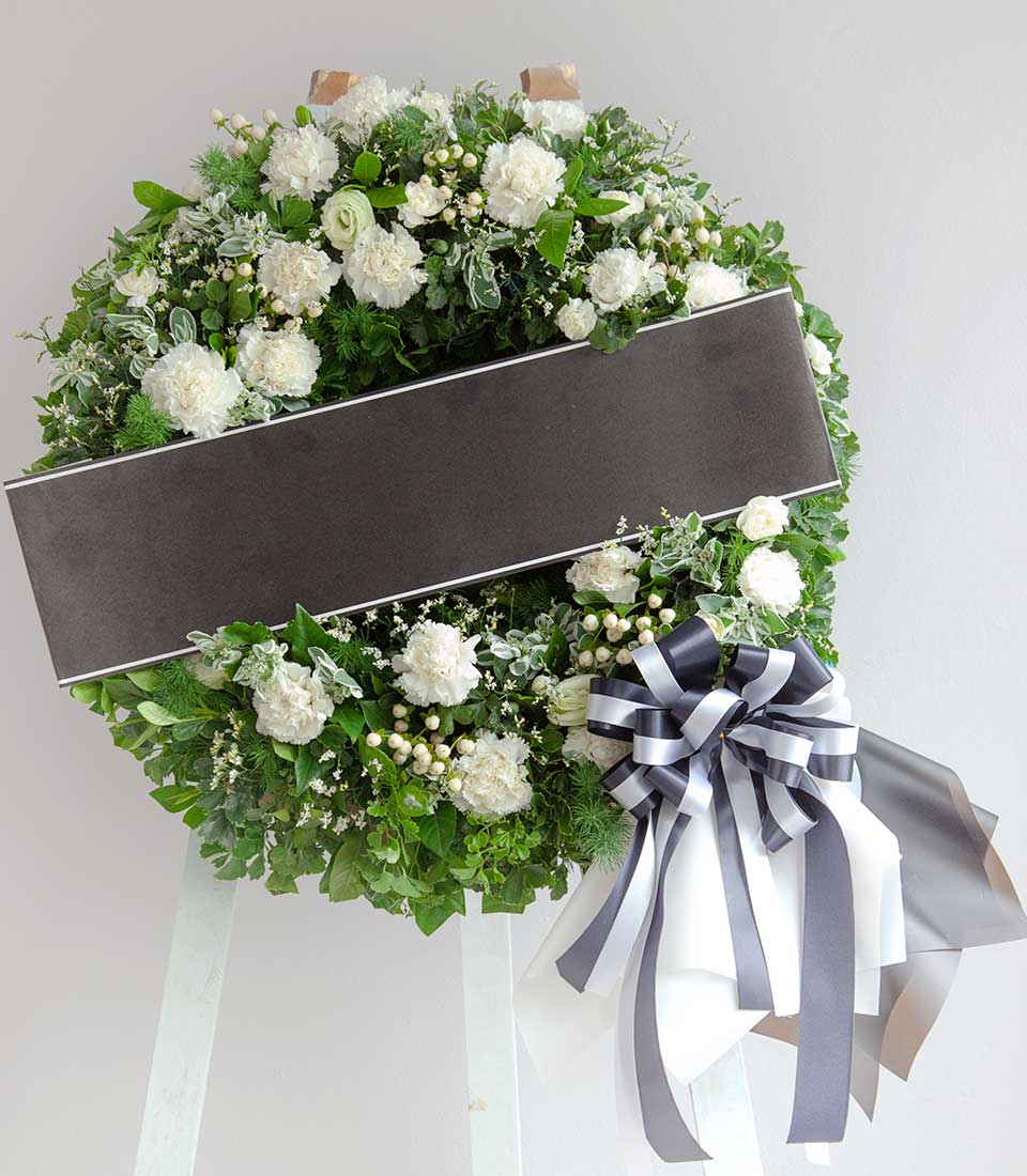 Everlasting Tribute Blooms Wreath