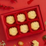 Chinese New Year Gift In Mandarin Dragon Cookies Gift In The Red Box