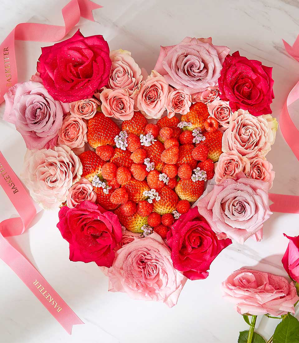 Pink Floral With Berry Fruits Harmony Gift