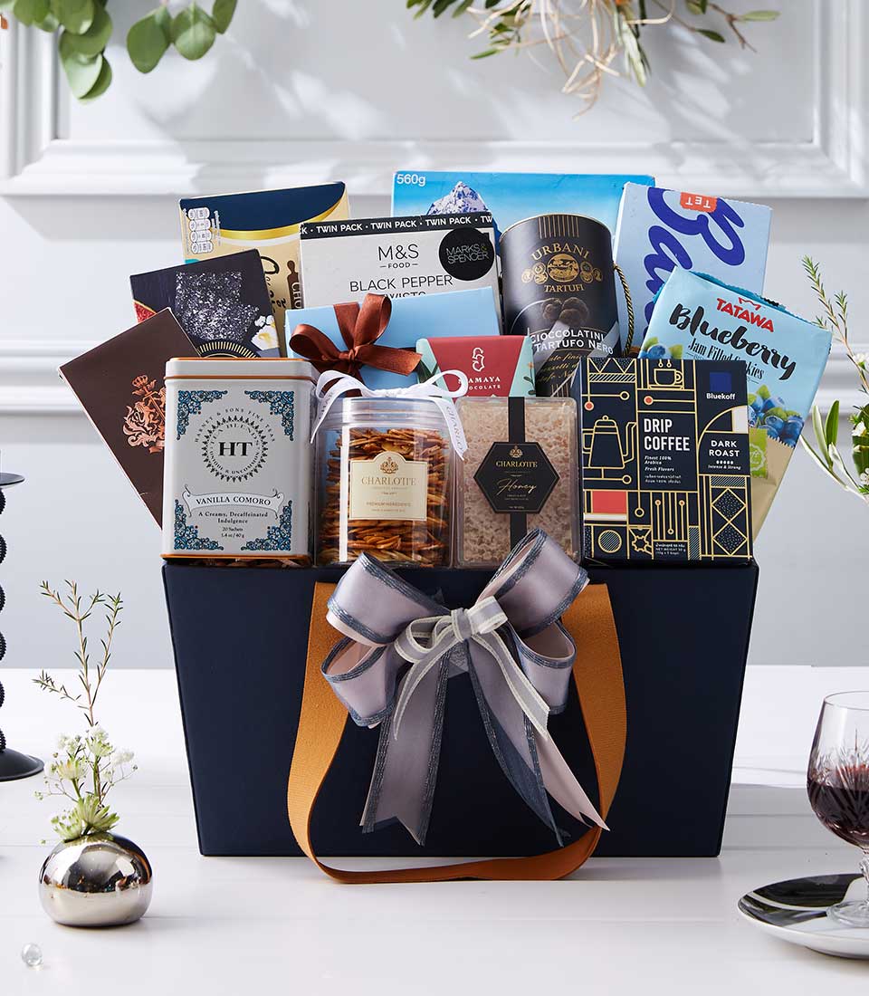 food and beverage gift and chocolate honey gift