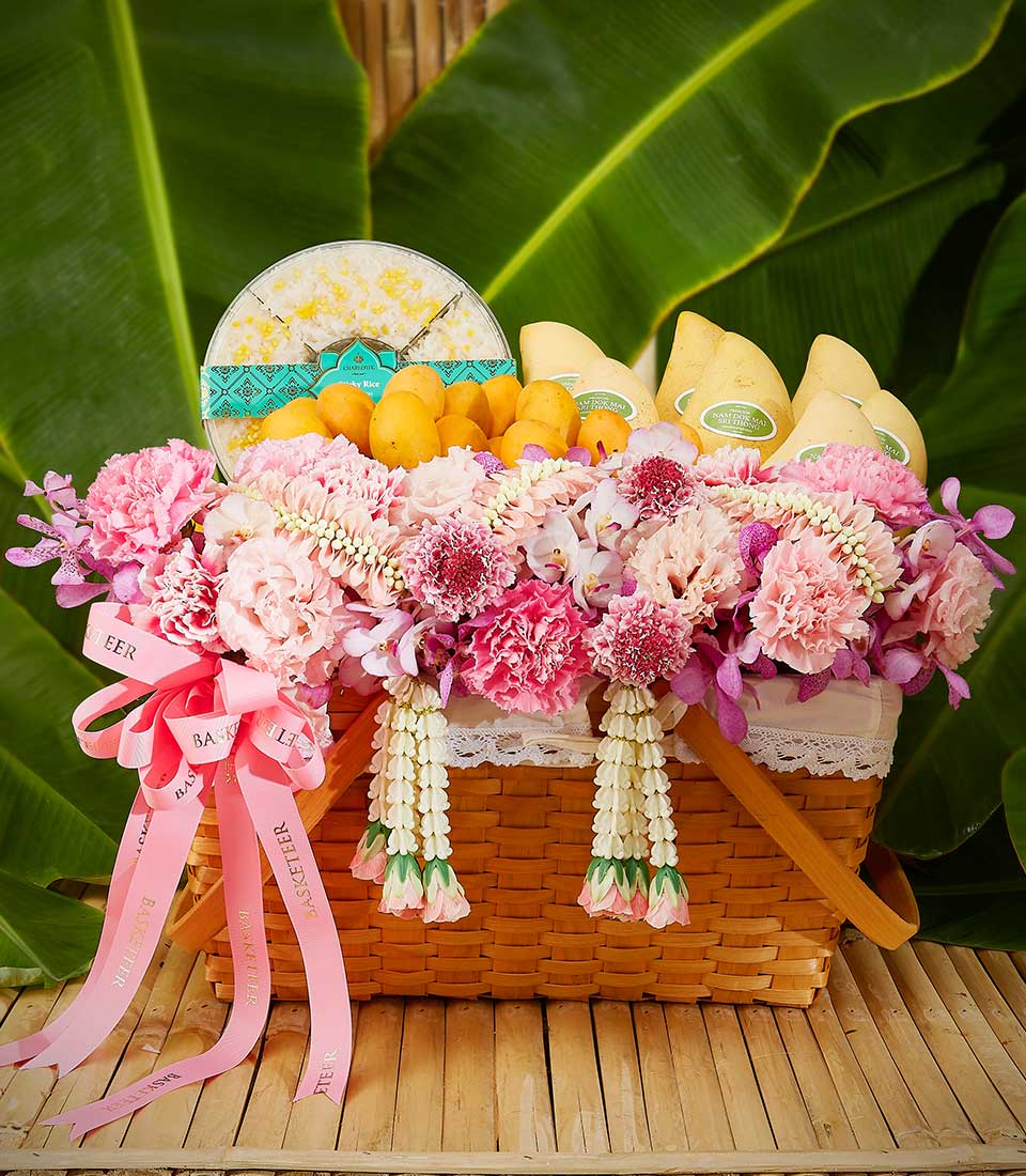 Thai Blossom Summertime Basket