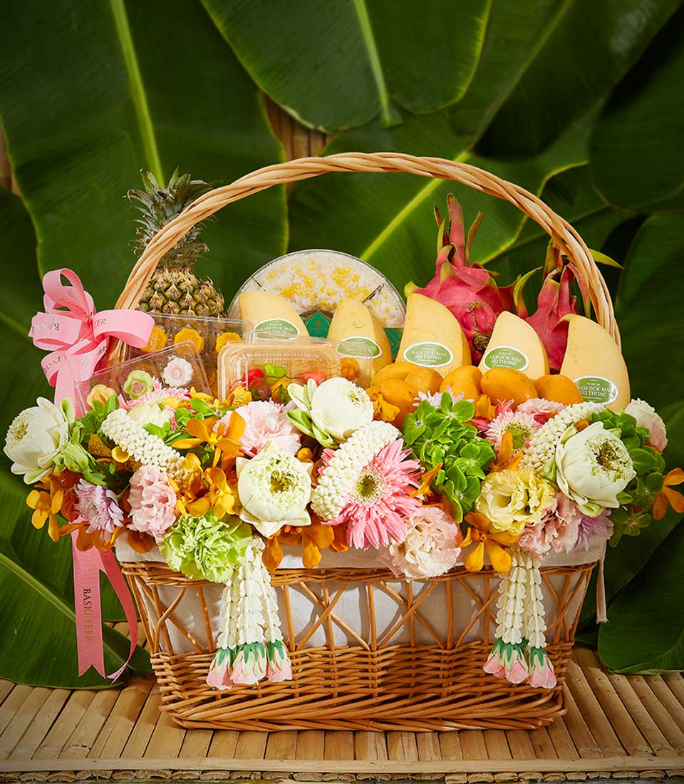 Elegant Thai Songkran Gift Basket